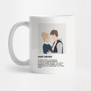 Baby Driver Minimalist Poster Mug